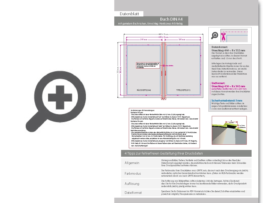 Product Bild buch_hardcover_mit_geradem_r__cken__din_a4_hoch__umschlag_4_0-farbig_cmyk__inhalt_536_seiten_4_4-farbig_cmyk