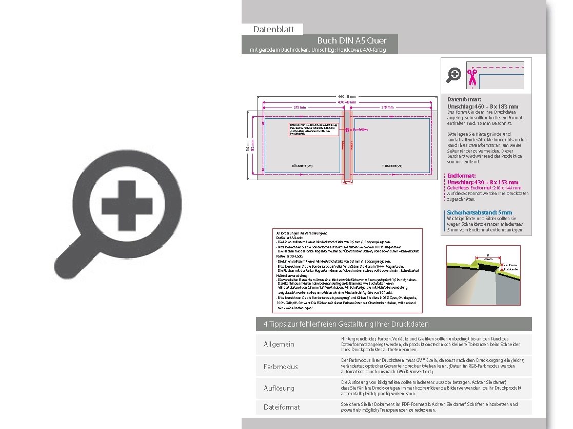 Product Bild buch_hardcover_mit_geradem_r__cken__din_a5_quer__umschlag_4_0-farbig_cmyk__inhalt_384_seiten_4_4-farbig_cmyk