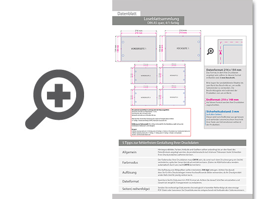Product Bild loseblattsammlung_din_a5_quer__148_bl__tter_pro_sammlung__vorne_farbig_und_hinten_schwarz_(4_1)