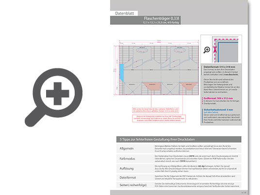 Product Bild flaschentr__ger_0_33l_(12_1_x_12_1_x_23_3_cm)_einseitig_bedruckt_4_0-farbig