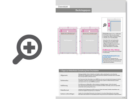 Product Bild backstagepass_11_1_cm_x_15_4_cm_einseitig_4_0_farbig_bedruckt