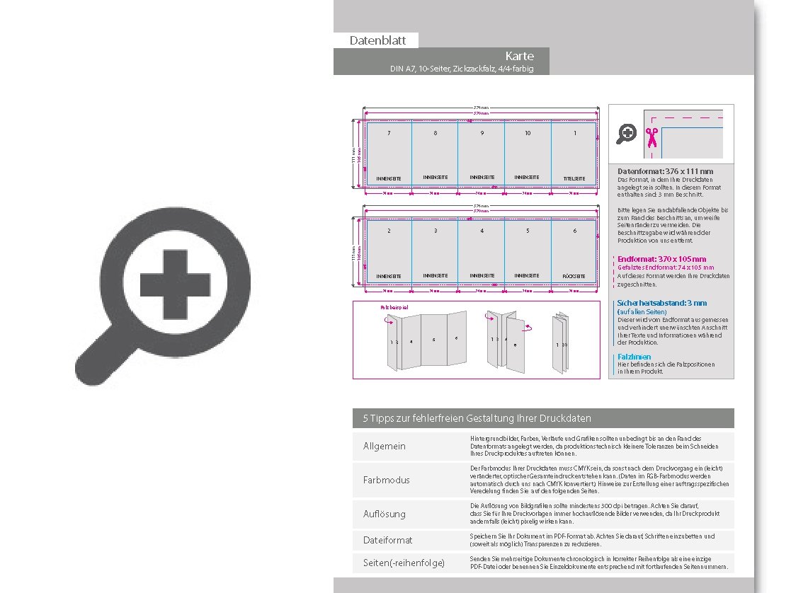 Product Bild taufkarte__gefalzt_auf_din_a7__vertikaler_zickzackfalz__10-seitig