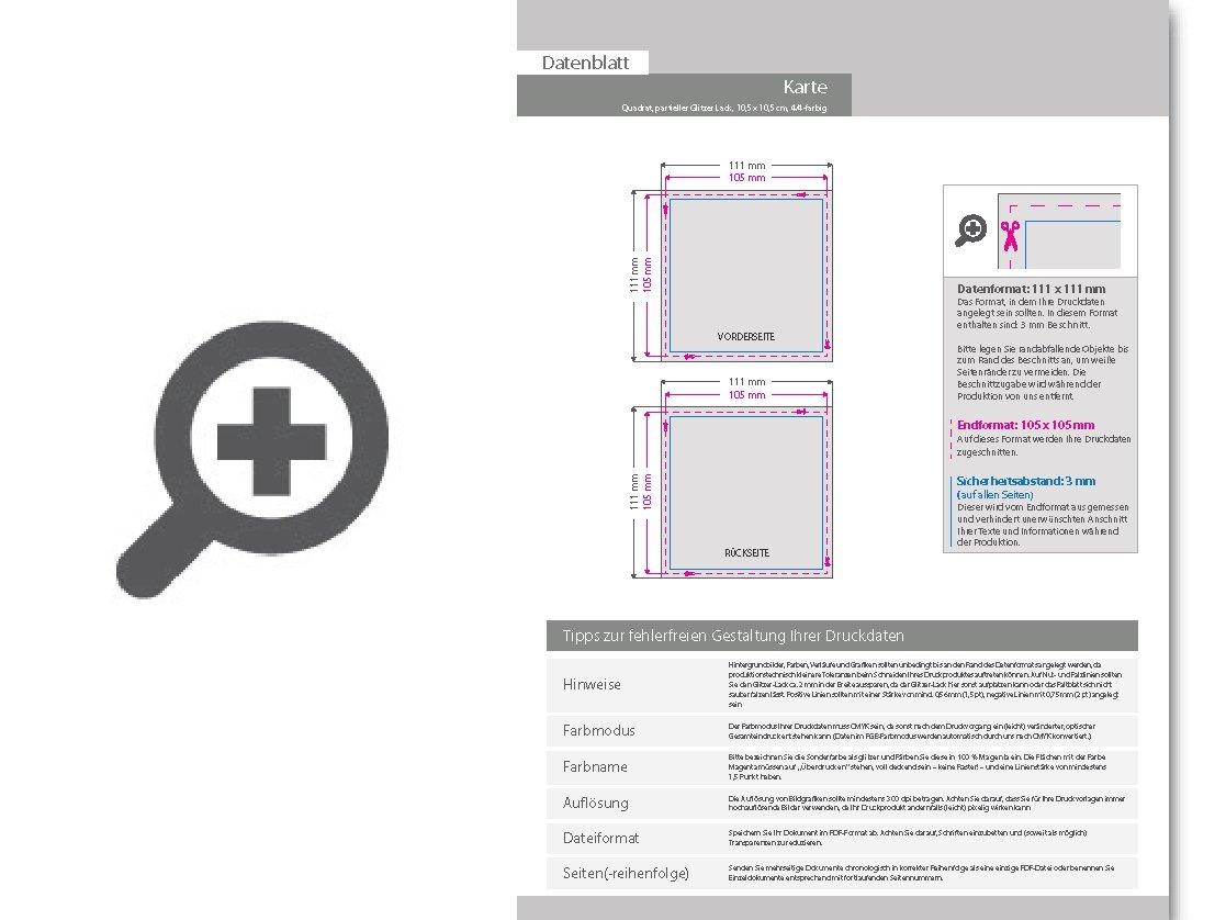 Product Bild taufkarte_105_x_105_mm_4_4_farbig_mit_beidseitig_partieller_glitzer-lackierung